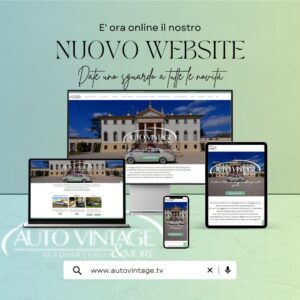 Auto Vintage has a new look with a new web site