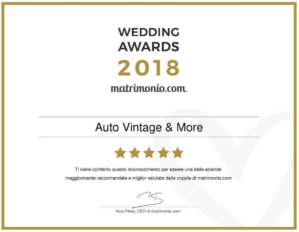 Scopri di più sull'articolo Wedding Awards 2018 by Matrimonio.com